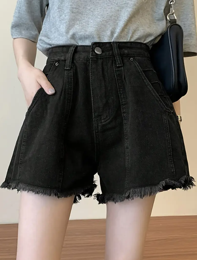 Lässige kurze Hosen mit Kordelzug