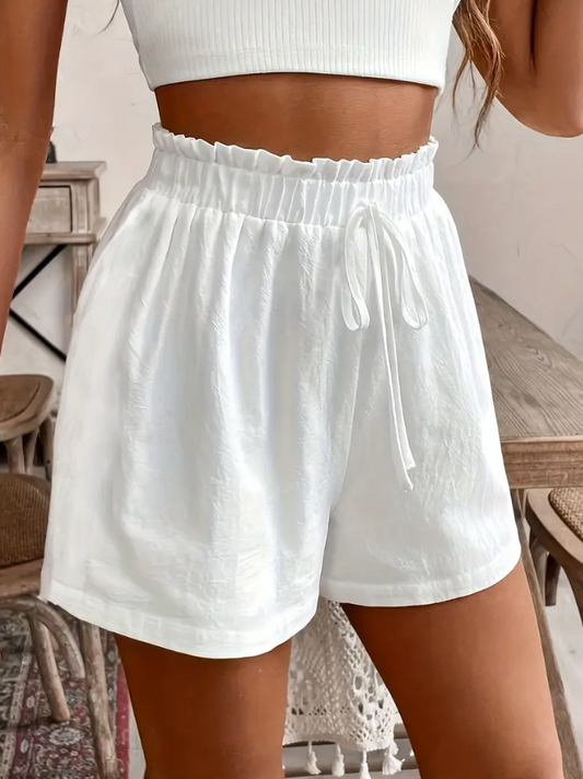 Kurze Hosen mit hoher Taille